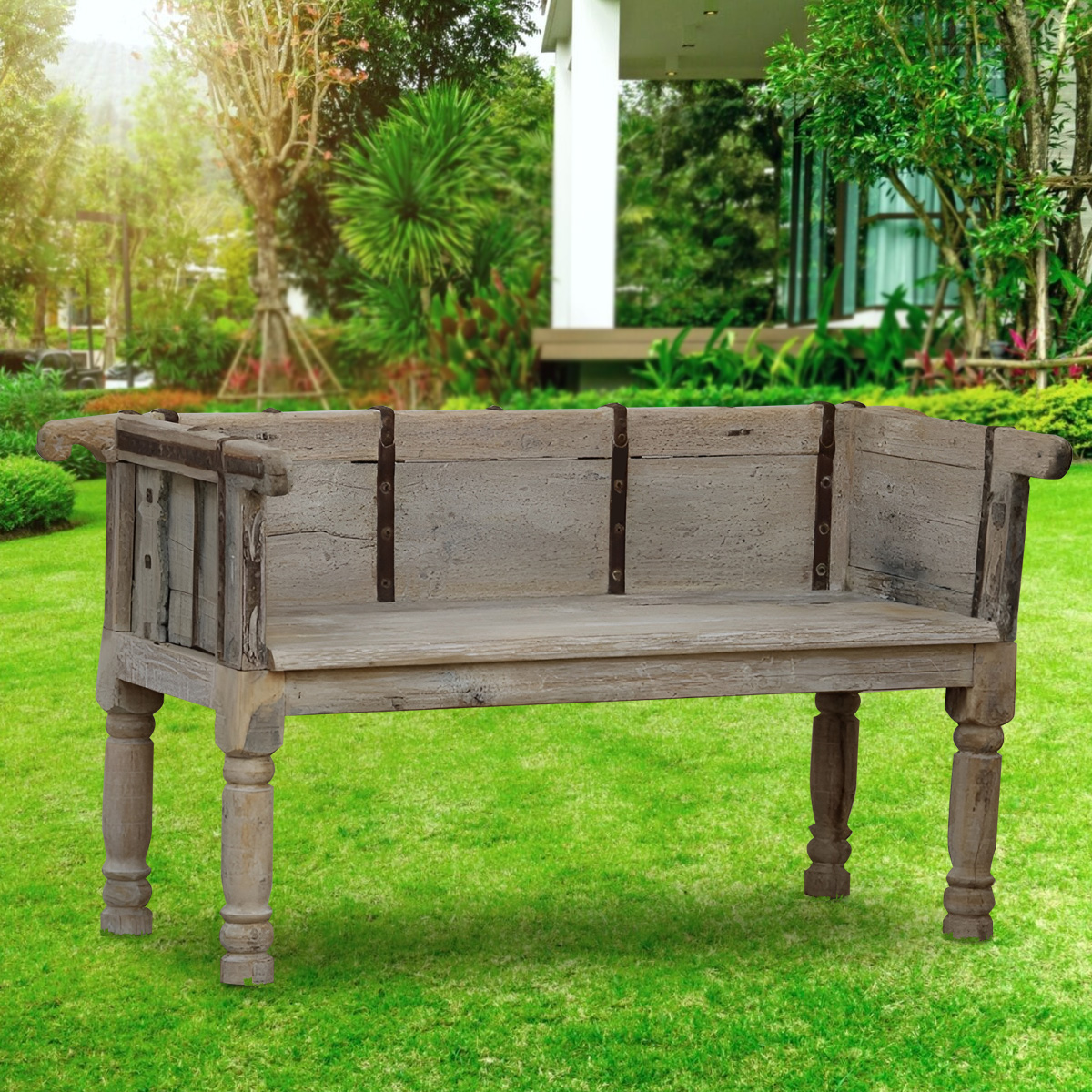 Wooden furniture designed for eco-conscious home decor using natural materials